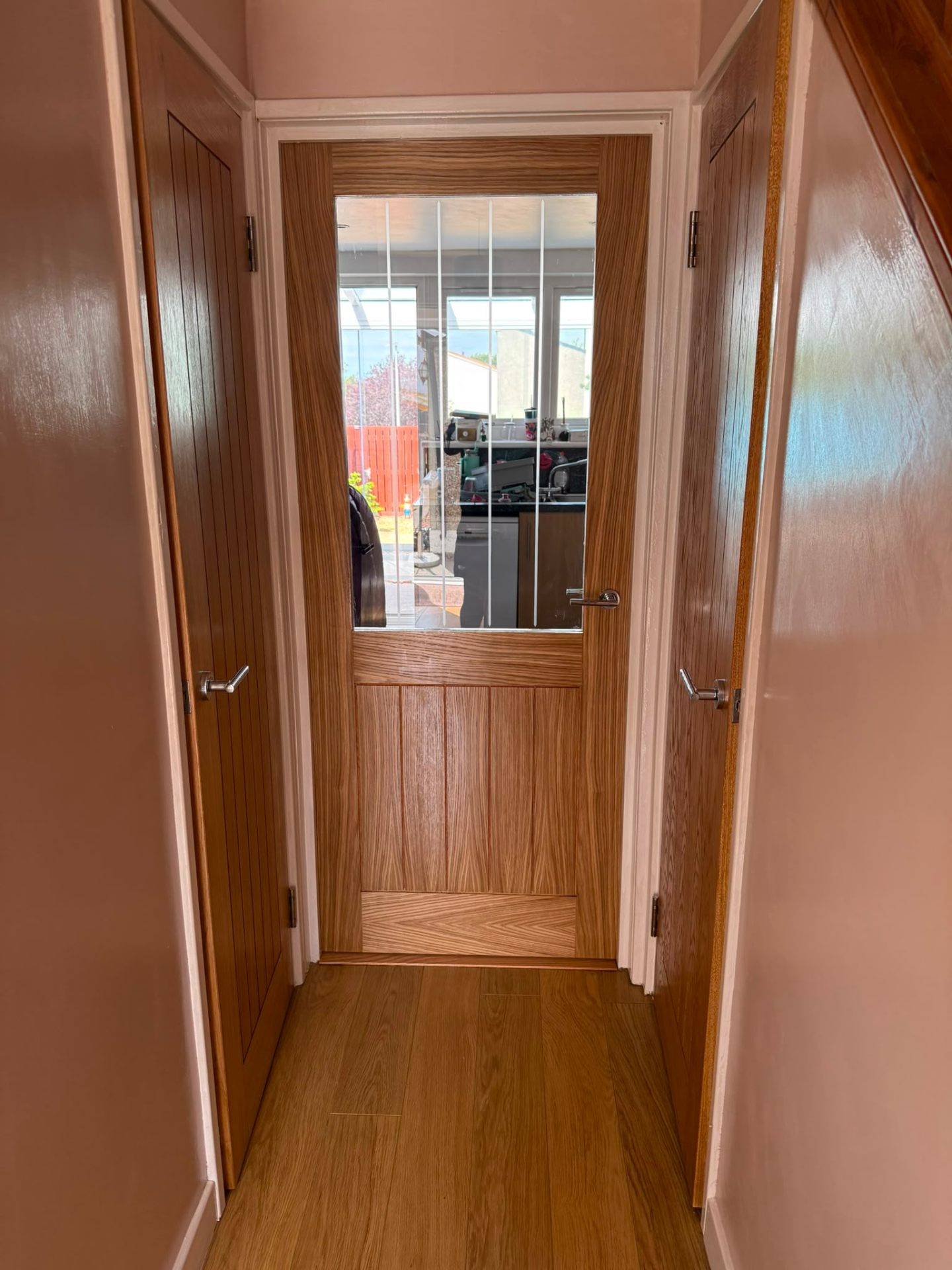 Hallway Oak Door